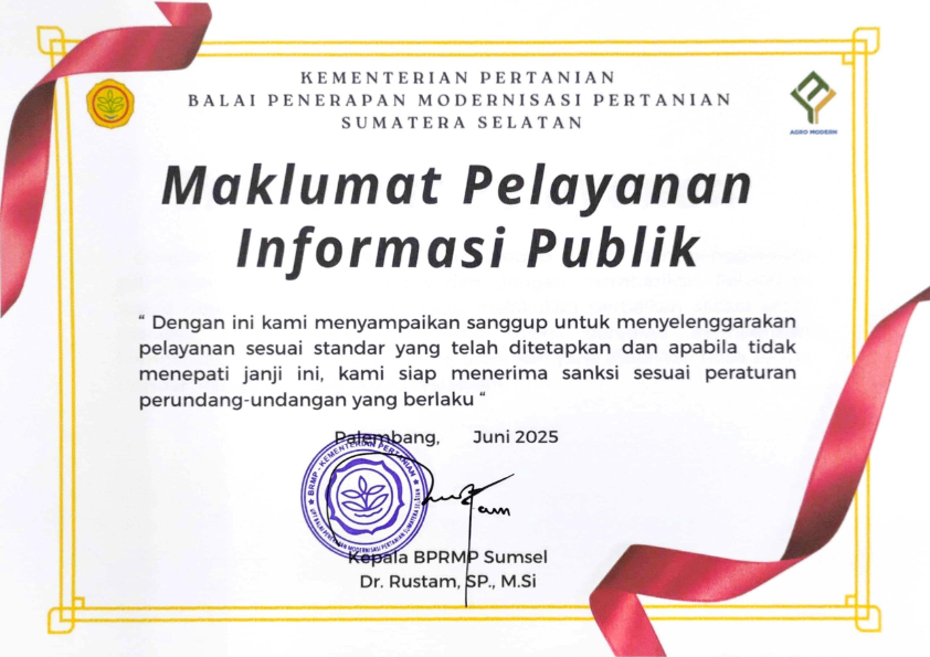 Maklumat Pelayanan Informasi Publik BRMP 2025