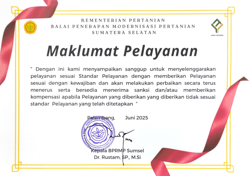 Maklumat Pelayanan BRMP 2025